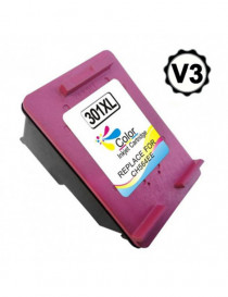 HP 301XL V3 TRICOLOR CARTUCHO DE TINTA REMANUFACTURADO CH562EE/CH564EE (MUESTRA NIVEL DE TINTA)