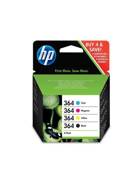 HP 364 VALUE PACK ORIGINAL 4 CARTUCHOS SD534EE/N9J73AE