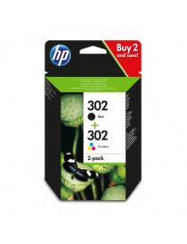 HP 302 NEGRO + TRICOLOR MULTIPACK ORIGINAL X4D37AE