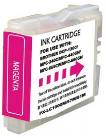 BROTHER LC1000XL/LC970XL MAGENTA CARTUCHO DE TINTA GENERICO LC-1000M/LC-970M